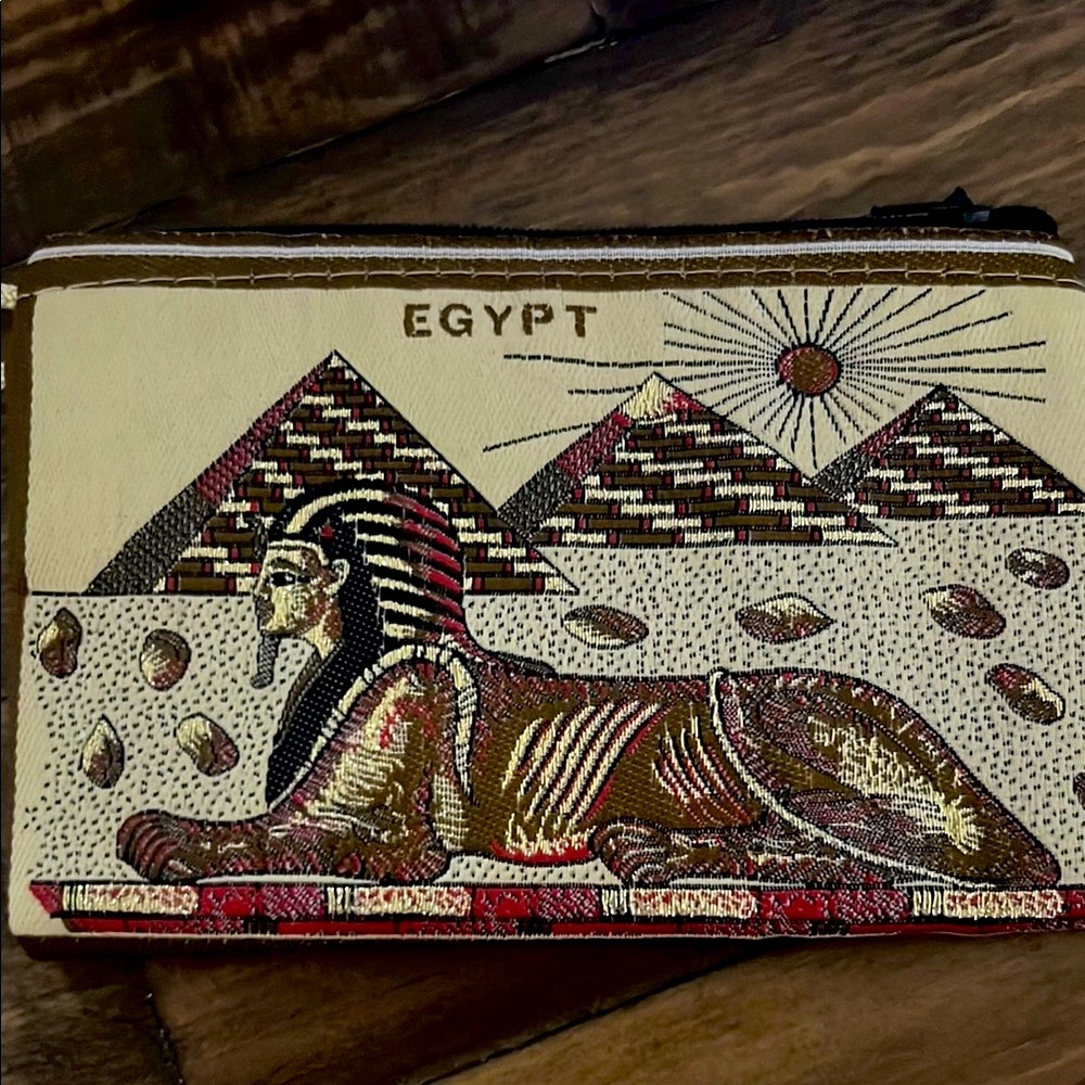 Egyptian Themed Clutch with Sphinx Design